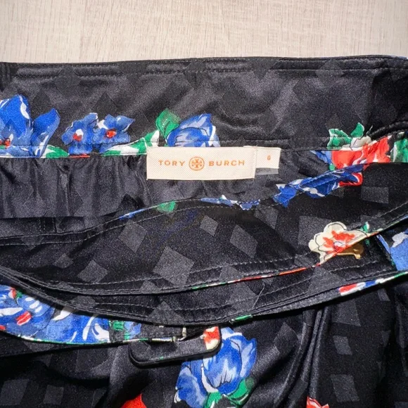 Tory Burch Floral Wrap Skirt size 0